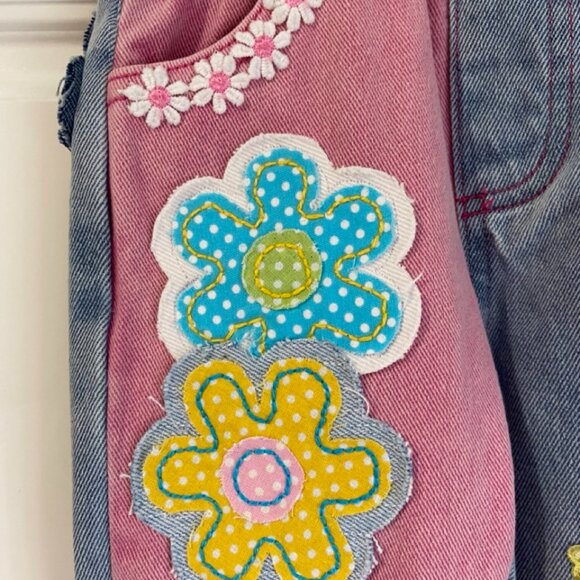 🌸 Hand-Embroidered Toddler Jeans (Size 12–18 Months) 🌸 NWT - Picture 5 of 16